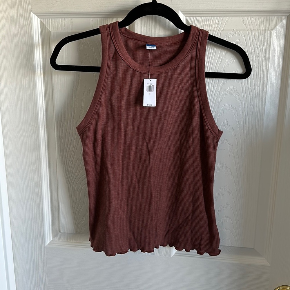 OLD NAVY RIBBED TANK TOP NWT